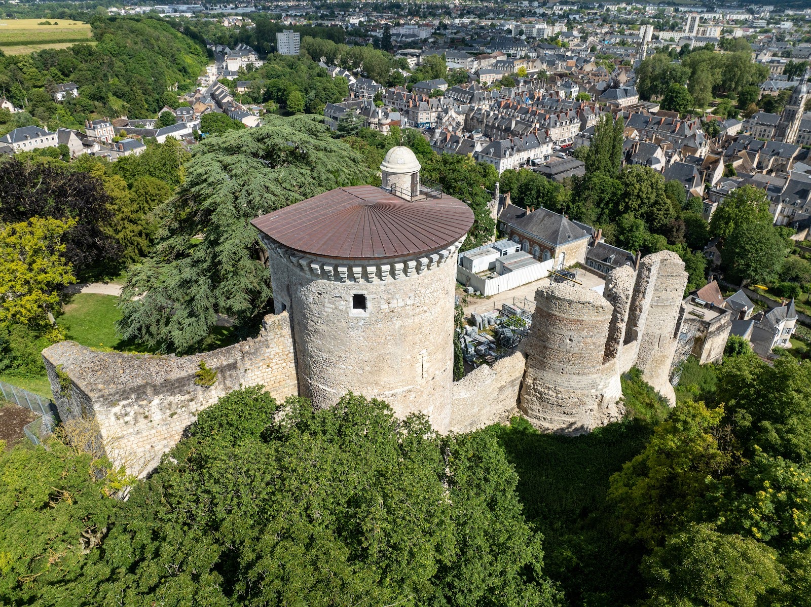 La tour de Poitiers du château de Vendôme